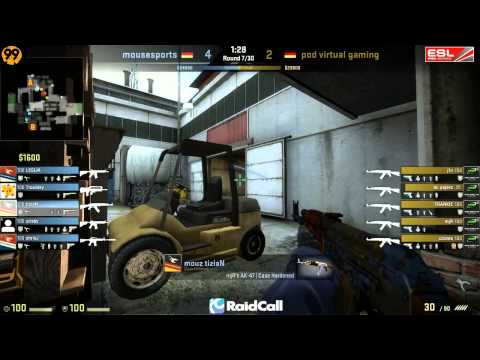 pod virtual gaming vs mousesports | Viertelfinale, EPS Winter Cup 3 | de_cache
