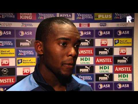 Miquel Nelom na afloop van de wedstrijd