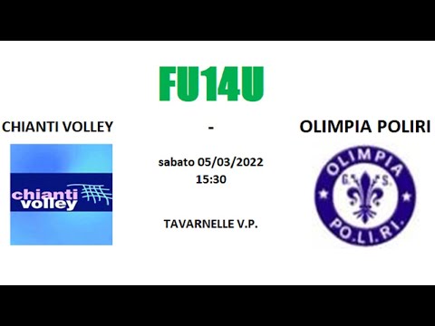FU14U - CHIANTI VOLLEY vs OLIMPIA POLIRI