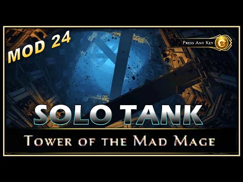 PALADIN SOLO TANK: "Tower of the Mad Mage" in Mod 24! (gameplay) - Neverwinter