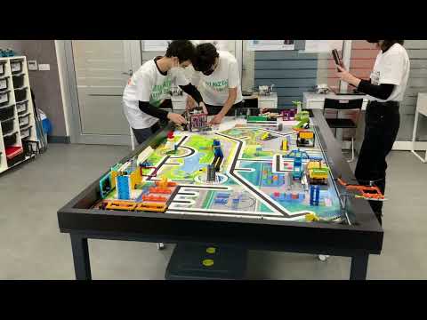 680 point FLL Cargo Connect Season 1st place National Robot Performance team HERMECHS