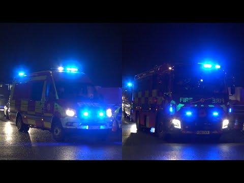 [MANUAL-SIREN] Leigh Technical Response Unit Responding | Greater Manchester Fire And Rescue Service