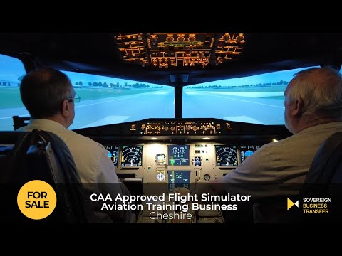 CAA Approved Flight Simulator and Aviation Training Business For Sale in Cheshire