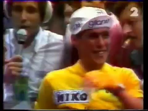 Tour 1976 Lucien Van Impe wint geel in Parijs