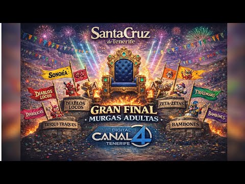 TRAPASEROS  🎭🎶 FINAL DE MURGAS ADULTAS | 🎉🎺 Carnaval de Santa Cruz de Tenerife 2026 🎺🎉🕺🤸🪇