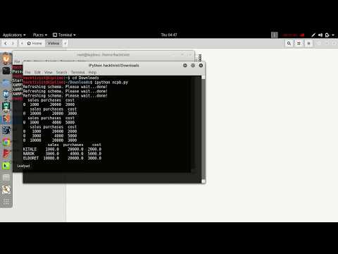 Extraction Transformation and visualisation in python