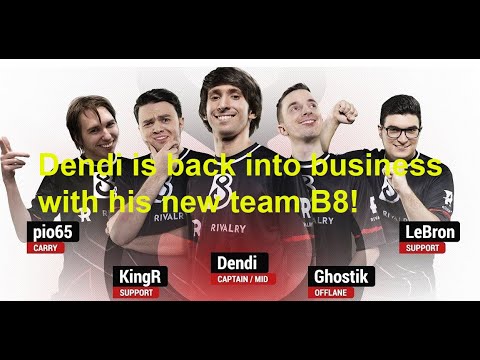 DENDI IS BACK! - B8 VS HALIHYDRA | ESL One: Los Angeles - CIS Open Qualifiers Dota 2