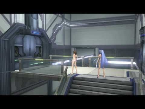 Xenosaga III HD Cutscene 162 - Shion's Father and Kevin (Labyrinthos) - ENGLISH - SWIMSUIT MODE