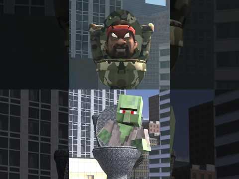 Skibidi Toilet vs Skibidi Minecraft Villager BATTLE part 4