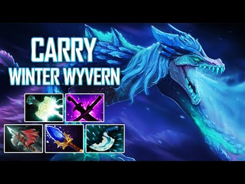 TRIED CARRY WINTER WYVERN - SingSing Dota 2 Highlights