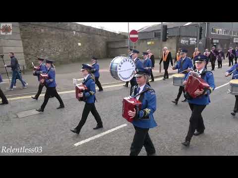 Legananny Accordion (No.4) @ UDR2 Memorial Parade ~ 26/02/22 (4K)