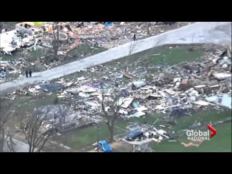 Devastating tornado strikes Illinois