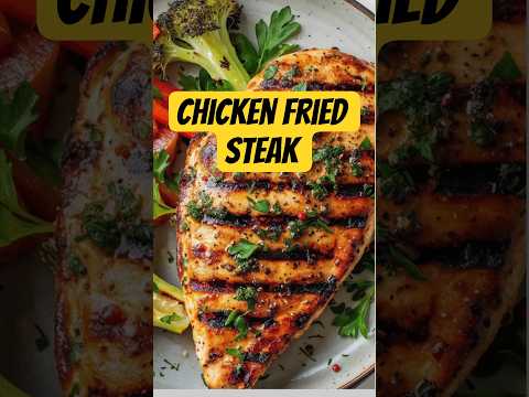 Easy Chicken Fried Steak recipe  #recipe #food  #chickenfriedsteak #steak
