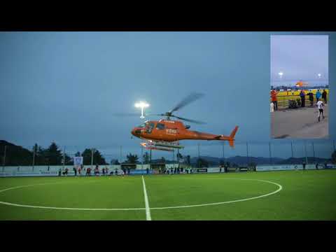 Slik leveres ein matchball