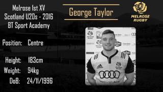 George Taylor | Centre | Melrose Rugby | Scotland Club XV | 2016-17 Season Highlights Reel