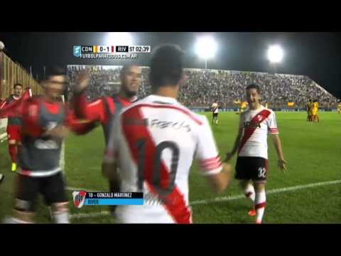 Gol de Martínez. Crucero 0 River 1.Fecha 26. Torneo Primera División 2015.FPT