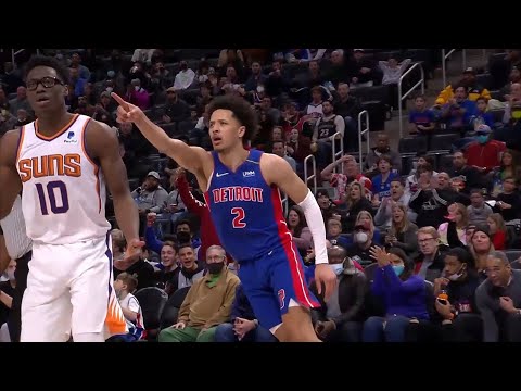 Cade Cunningham Ejected After Dunk! Booker Put Back Slam! 2021-22 NBA Season