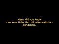 Kathy Mattea - Mary Did You Know (karaoke)