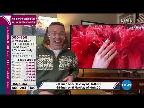 Samsung Q60A 43" QLED 4K UHD HDR Smart TV Bundle w/2Year...