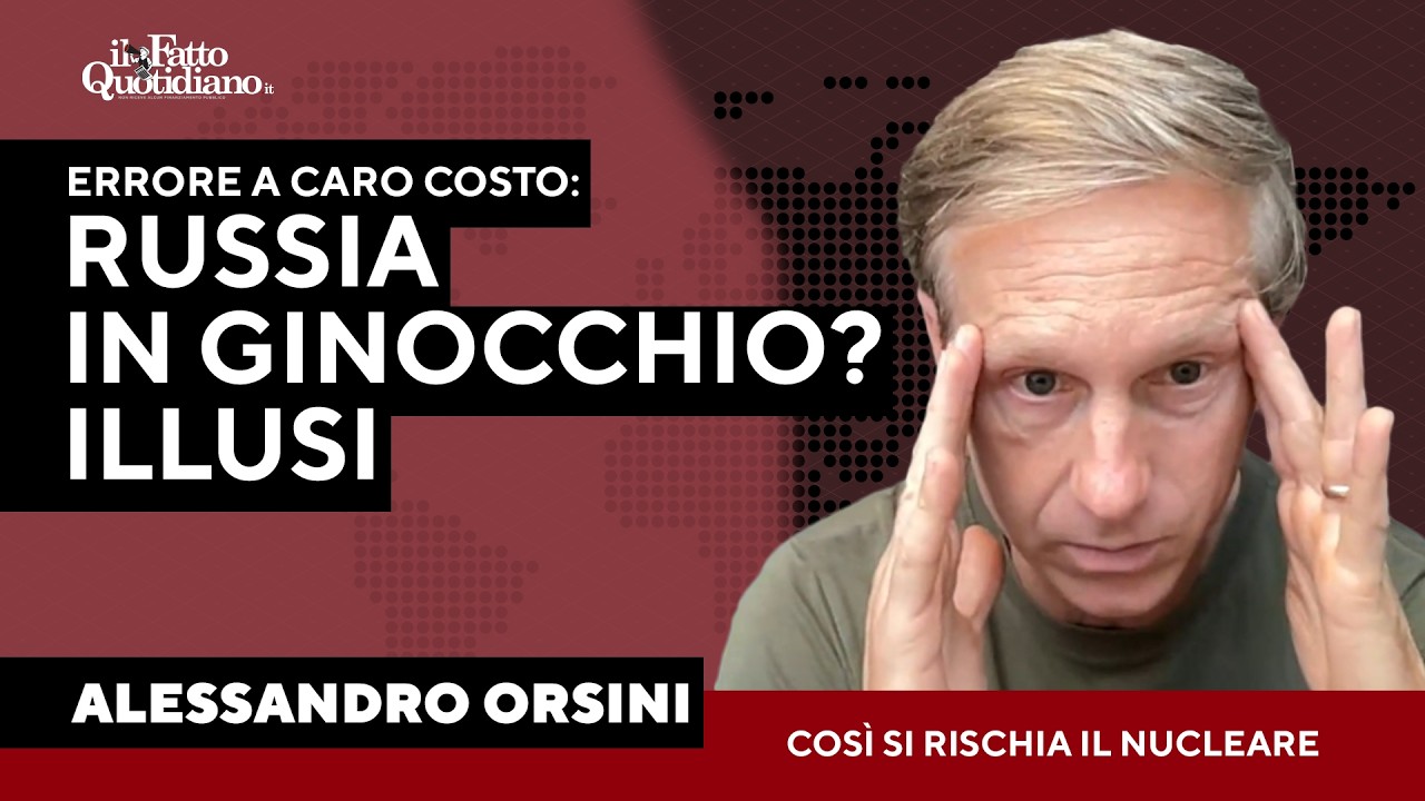 Orsini: “L’Europa vuole soffocare la Russia, ma così rischia la guerra nucleare”