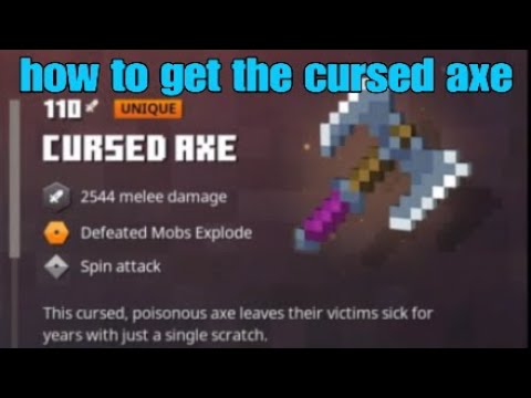 Minecraft dungeons | How to obtain the cursed axe