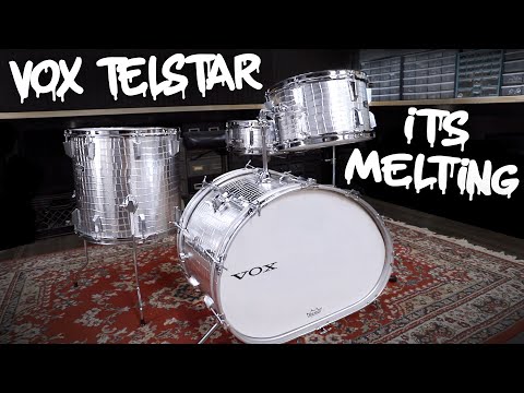 Vox Telstar 4pc Drum Set with Hardware image 4