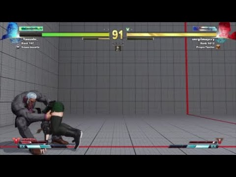 vergilmaycry vs yasushi (UGM) Lucia x Urien - Street Fighter V - SFV - Capcom