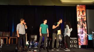 The Vampire Diaries- Chris Wood, Chris Brochu and Chris Ammons read through video