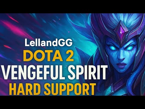 Dota 2 Vengeful Spirit Hard Support Gameplay