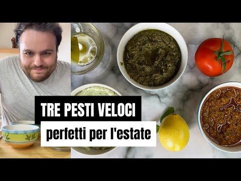 TRE PESTI VELOCI, perfetti per l’estate!!