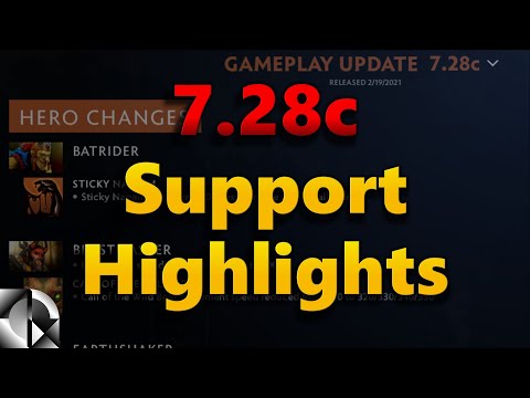 7.28c Dota 2 Patch Highlights for Supports