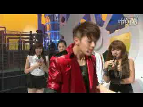090516 MBC Music Core Chae Yeon, Tae Goon,JunJin,Yuri & Tiffany