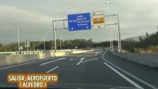 preview picture of video 'AUTOVIA, AC-14. 3ª RONDA, CORUÑA AEROPUERTO DE ALVEDRO Y AUTOVIA  A-6'