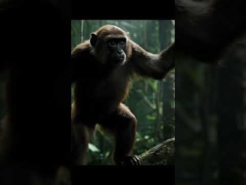 Beautiful Lady Gets Scared #nature #anime #monkey