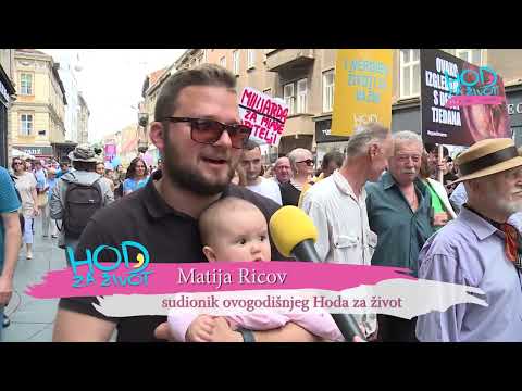 Hod za život, Zagreb, 14. 5. 2022. Izjava - Matija Ricov