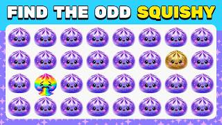 Can You Find the Odd Squishy? 🥟🌈👀 Do You Have Eagle Eyes?