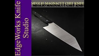 Meglio Managacut Kiritsuke - How easy can you sharpen it without diamonds?