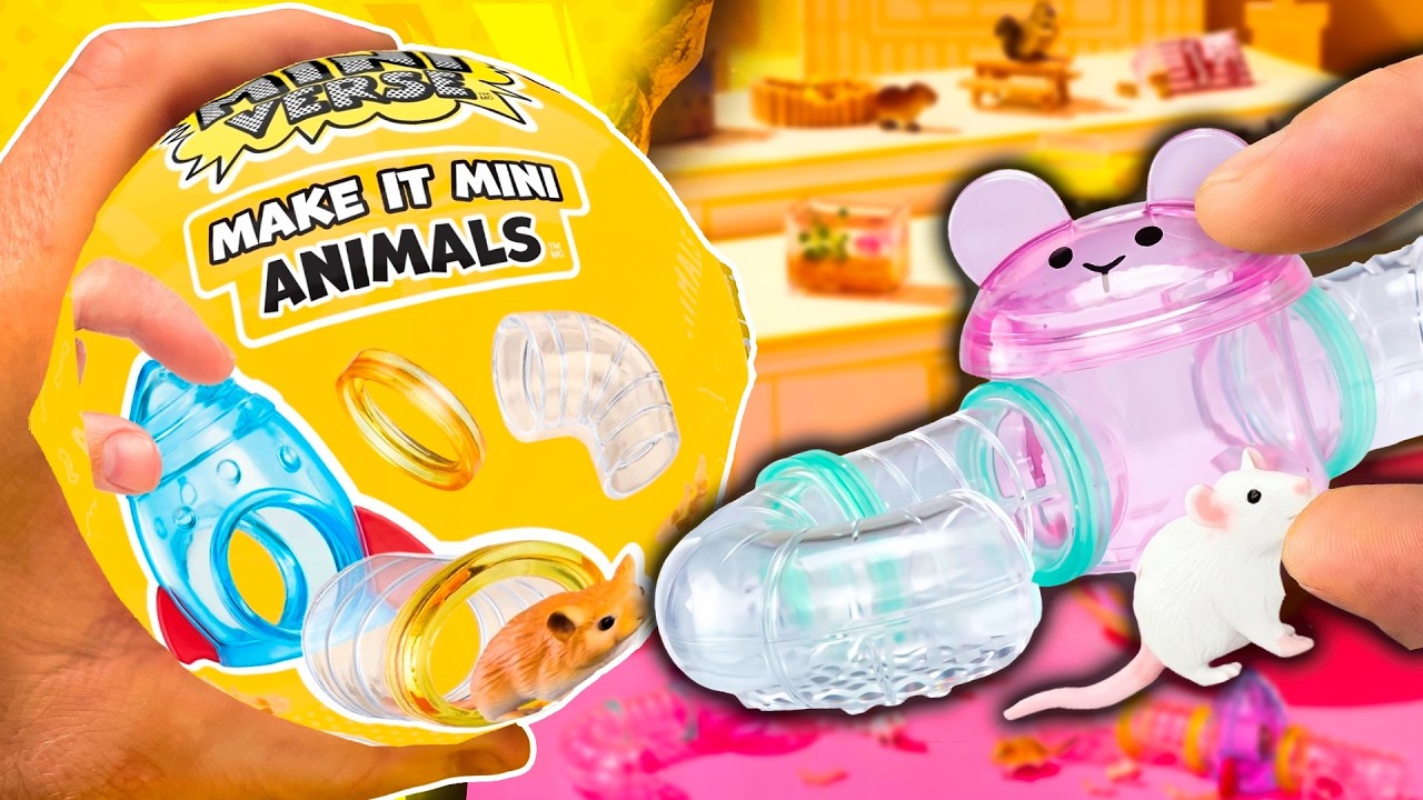 Unboxing Miniverse Make It Mini Animals Serie 2 — Ratón