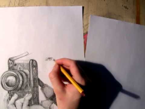 Girl with camera (Speed Drawing)