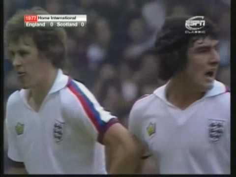 England 1 x 2 Scotland - British Home Championship 1977