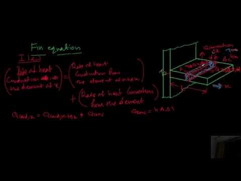 Heat and Mass Transfer - Derivation of FIN equation.