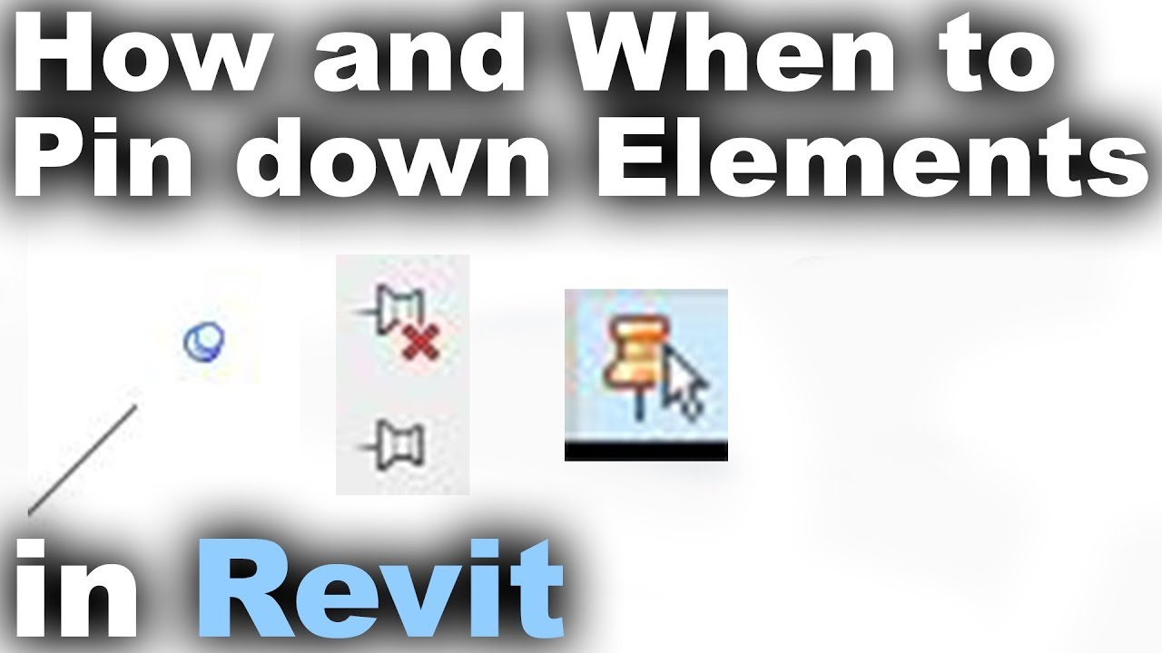 How and When to Pin Down Elements in Revit Tutorial