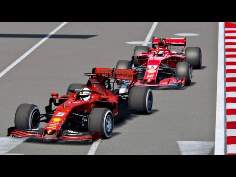 Ferrari F1 2019 vs Ferrari F1 2018 - Azerbaijan Baku