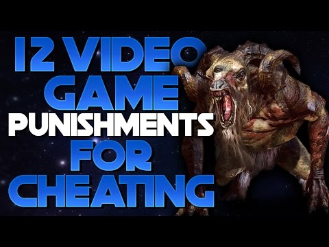 12 Video Game Punishments For Cheating! Video