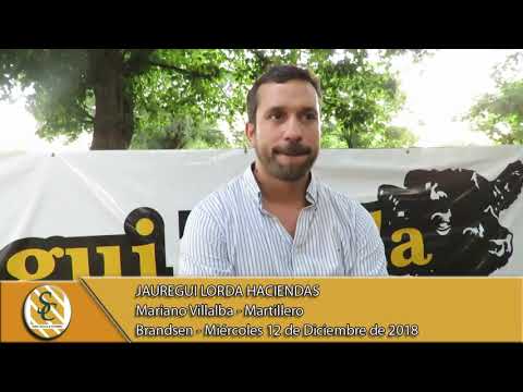 12-12-18 Nota Mariano Villalba - Martillero - Jauregui Lorda Haciendas - Brandsen