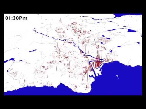 Trondscan - Spatiotemporal population movement model