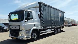DAF CF 400 FAN 6x2/4 SpaceCab Euro6A - Sliding tarpaulin 7.7m + Tail Schiebeplanen-LKW kaufen - Bild 4 | Autoline DE DAF CF 400 FAN 6x2/4 SpaceCab Euro6A - Sliding tarpaulin 7.7m + Tail Schiebeplanen-LKW | Bild 4 - Autoline