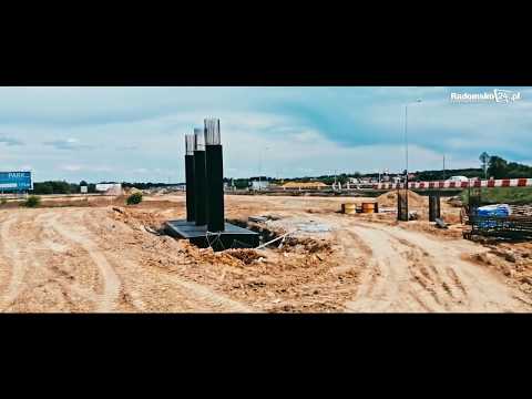 Budowa autostrady przy Radomsku