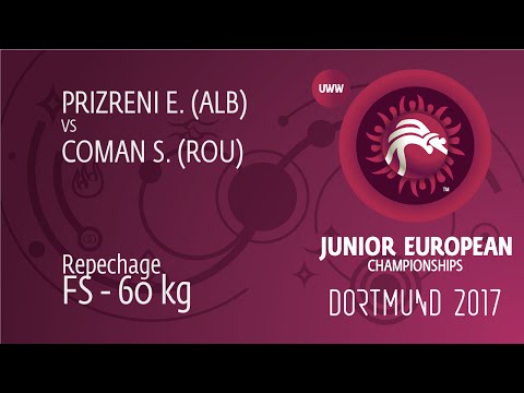 Repechage FS - 60 kg: S. COMAN (ROU) df. E. PRIZRENI (ALB), 6-5