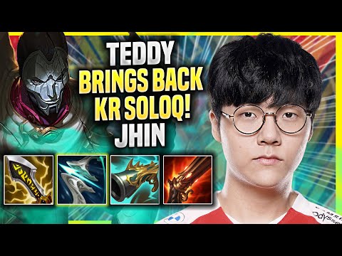 TEDDY BRINGS BACK JHIN IN KR SOLOQ! - T1 Teddy Plays Jhin ADC vs Jinx!